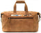 LEABAGS Dubai Reisetasche l Weekender l Reise Handgepäck l Bordgepäck l Kabinengröße l Cabin Size aus echtem Büffelleder l Vintage Look l Braun l 49x25x27 cm