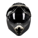 WESTT Cross X Motorrad-Helm I Motocross-Helm I Motorradhelm schwarz-matt I Motocross-Helm mit Visier I Cross-Helm-Herren I Fullface-Helm I MTB-Helm I Quad-Helm I ECE Zertifiziert I Größe M