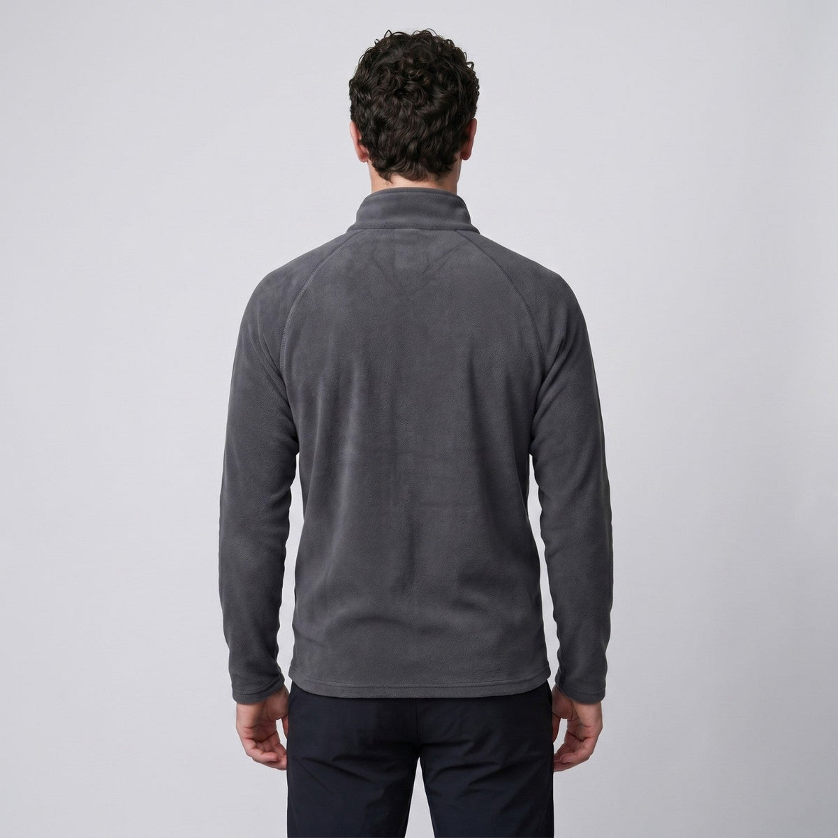 Herren Quarter-Zip Thermo-Fleece – atmungsaktiver Midlayer