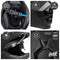 Westt Motocross Helm Fullface MTB Motorradhelm Integralhelm Crosshelm Helm Motorrad MTB Enduro Quad Helm Motorrad mit Doppelvisier Sonnenblende Herren Damen ECE DOT Zertifiziert, grau, XL (61-62 cm)