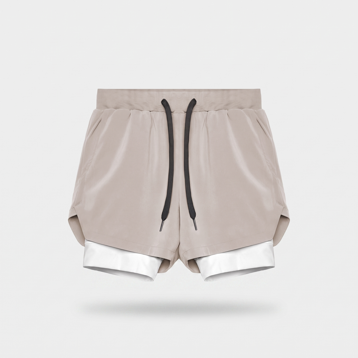 Herren Laufshorts 2-in-1 – mit Innenslip, Handytasche und Reißverschluss