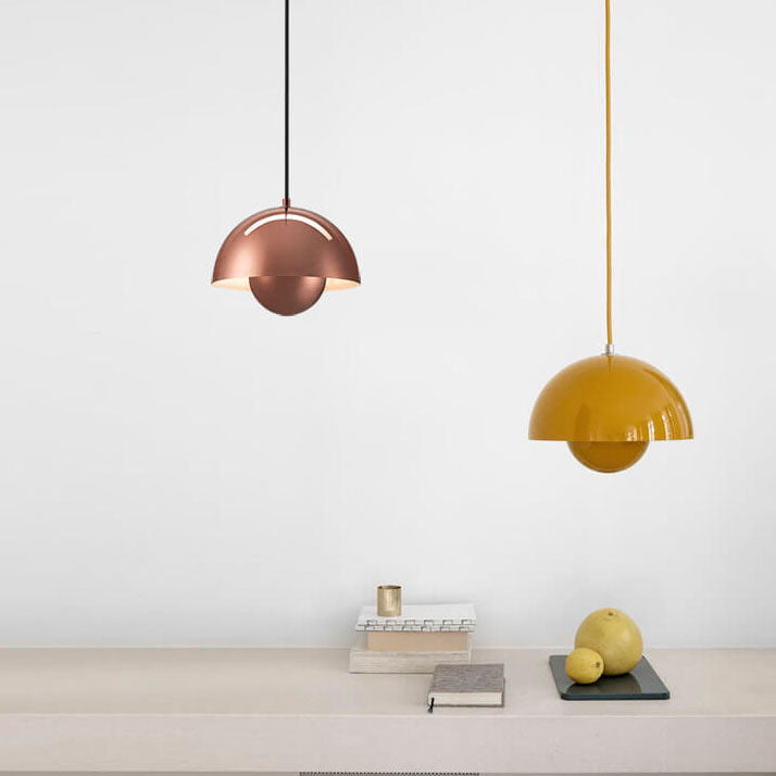 Rebolet | Frendorf – Macaron Pendelleuchte Halbkugel im nordischen Kuppel-Design