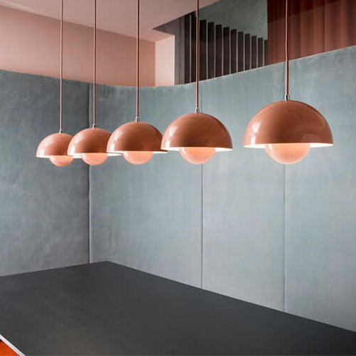 Rebolet | Frendorf – Macaron Pendelleuchte Halbkugel im nordischen Kuppel-Design
