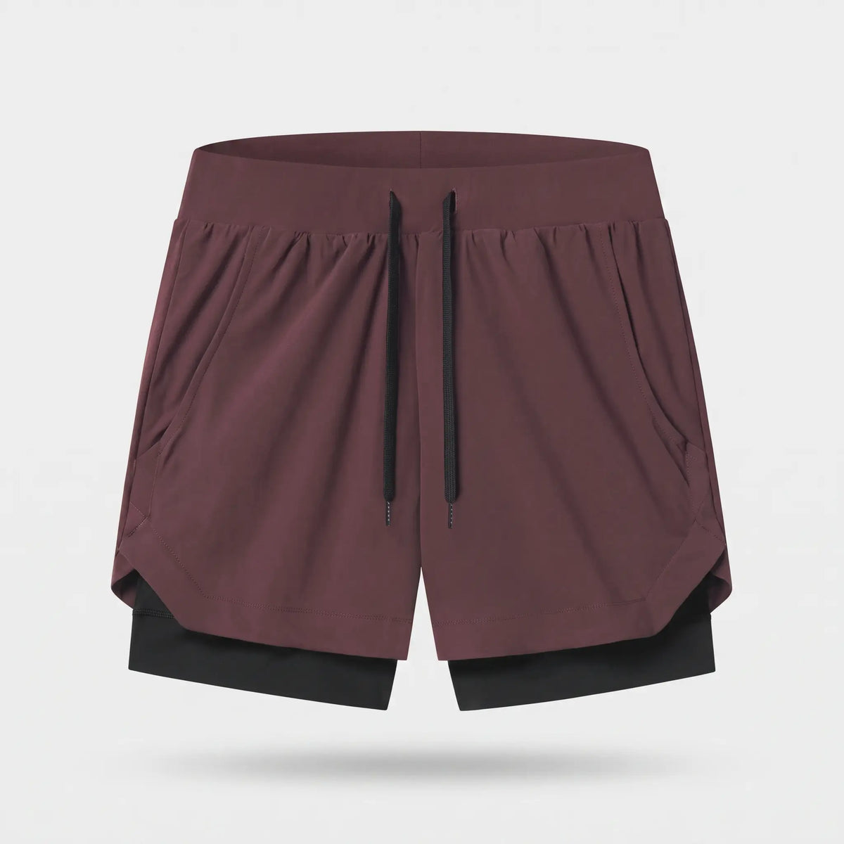 Herren Laufshorts 2-in-1 – mit Innenslip, Handytasche und Reißverschluss