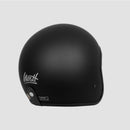 Westt Vintage Jethelm Retro Motorradhelm Herren Damen Rolle Helm, Moped Helm, Mofa Helm Vespa Helm Motorrad Pilotenhelm Halbschalenhelm Chopper Helm mit ECE DOT Zertifizierung, schwarz, S (55-56 cm)