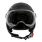 Westt Classic Jethelm Motorradhelm Helm - Vintage Stil - Matt Schwarz - ECE Zertifiziert