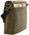 LEABAGS Hobart Umhängetasche aus echtem Büffel-Leder im Vintage Look - Olive