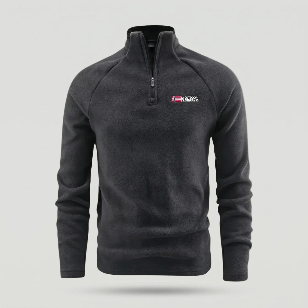 Herren Quarter-Zip Thermo-Fleece – atmungsaktiver Midlayer