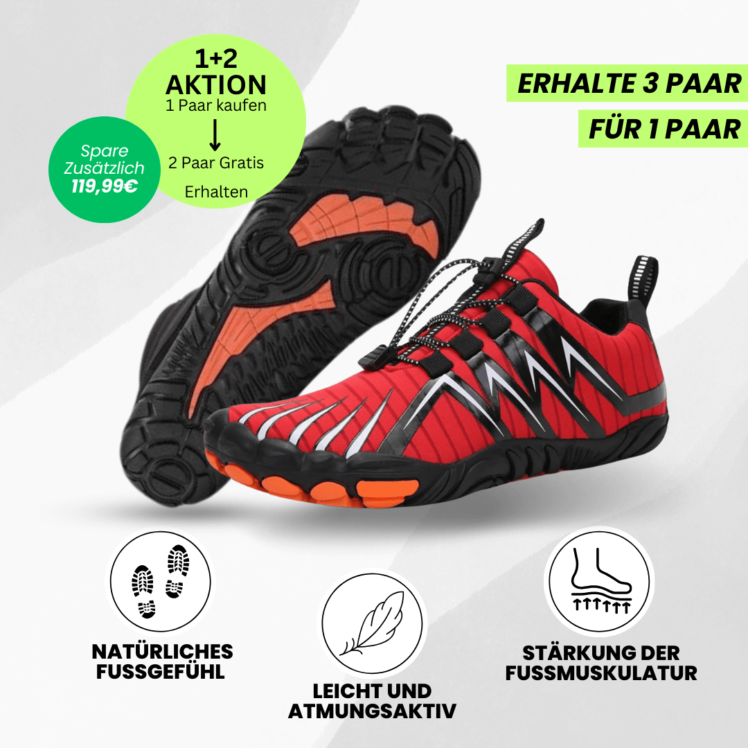 Rebolet | AeroX Pro - ergonomischer schmerzlindernder Barfußschuh - Sonderaktion 1+2 Gratis
