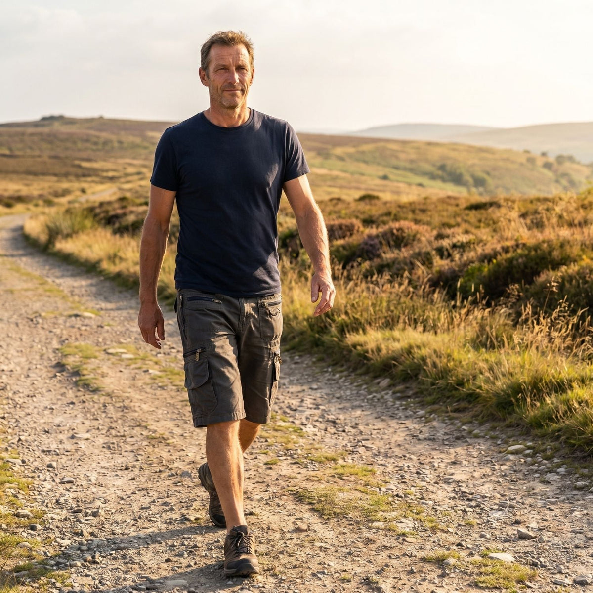 Herren Outdoor-Cargoshorts 10 Taschen – Baumwolle, zum Wandern und Angeln