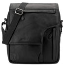 LEABAGS Leder Umhängetasche Herren & Damen I Echtleder Laptoptasche bis 13 Zoll I Messenger Bag mit Schultergurt I Schultertasche I Arbeitstasche I Tragetasche I Handtasche