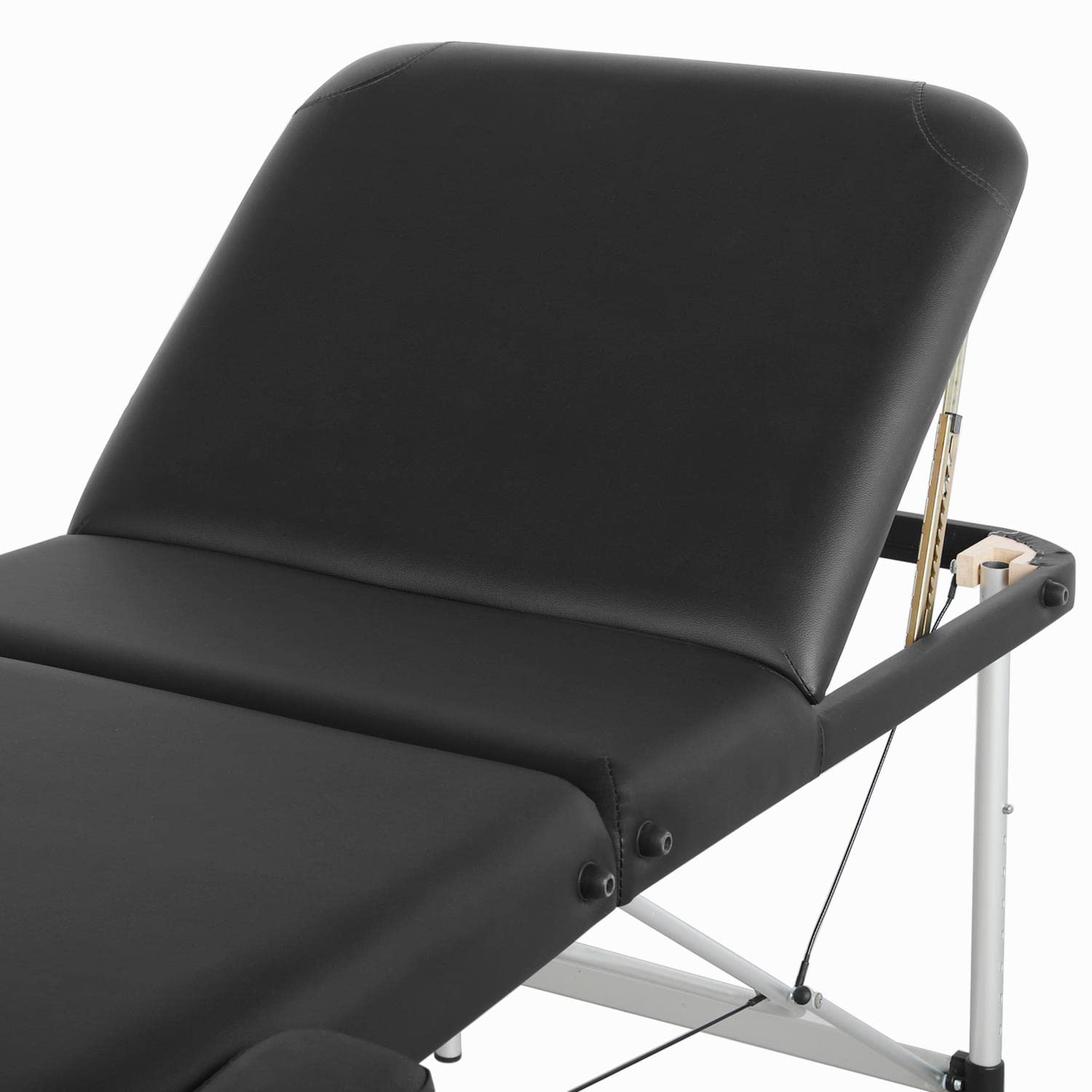 Yaheetech Mobile Massageliege 3 Zonen Massagebett Massagetisch 70cm Breit Höhenverstellbar Therapieliege Aluminium-Füßen mit Kopfstütze und Tragetasche bis 250kg belastbar