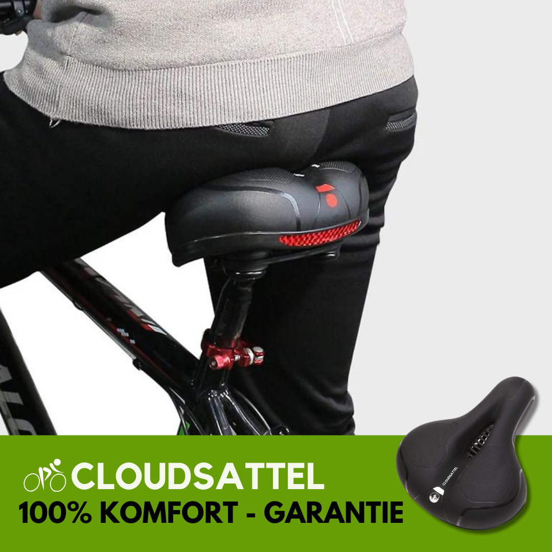 Rebolet | Cloudsattel - orthopädischer schmerzlindernder Radsattel für alle Fahrräder