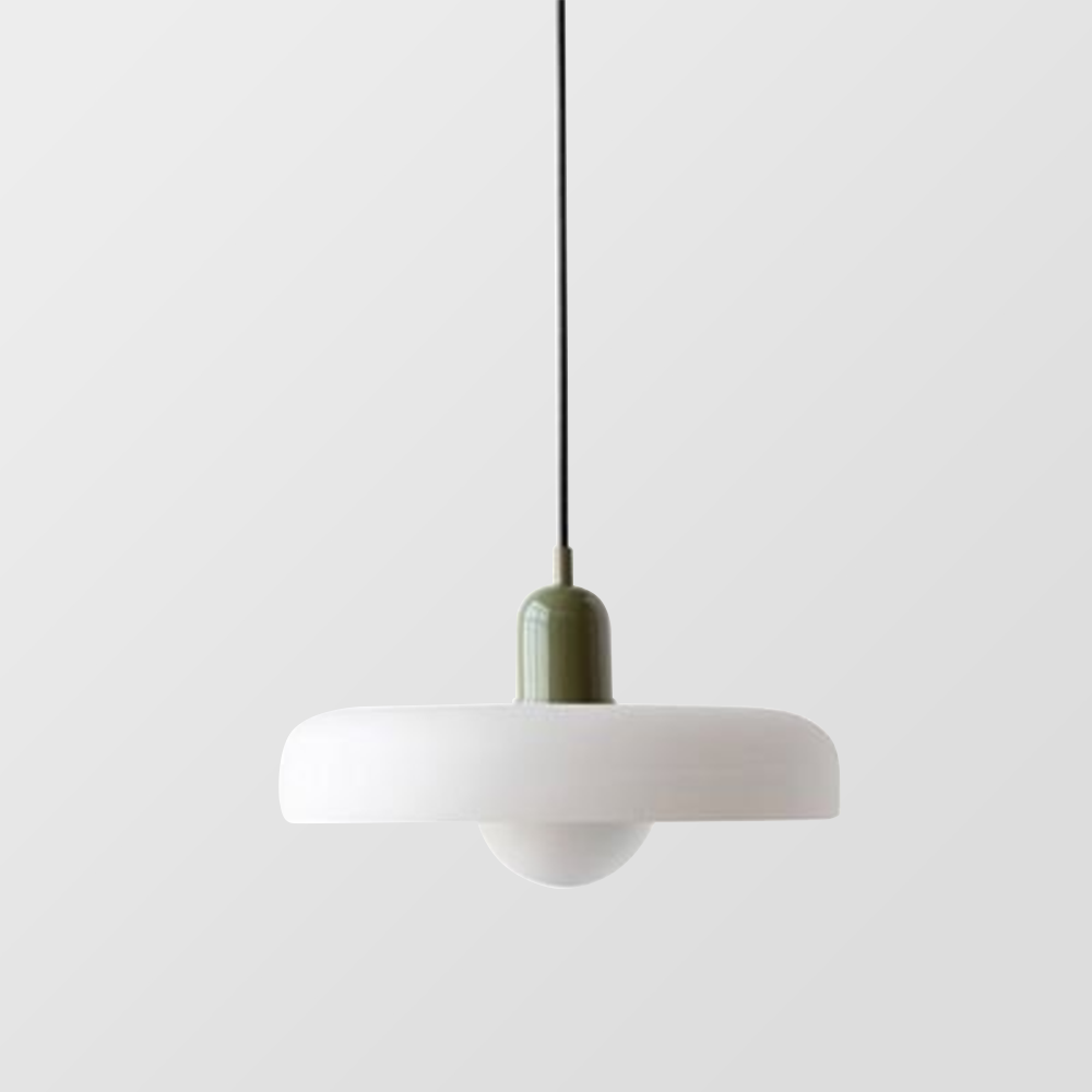 Rebolet | Bauhaus-Pendelleuchte aus farbigem Glas