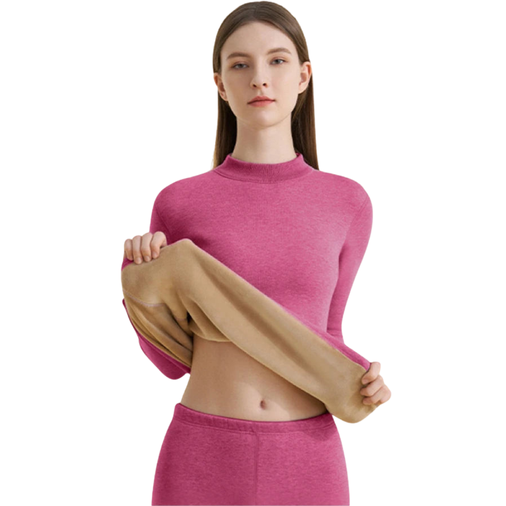 Rebolet | HeatLoom – Damen Thermounterwäsche Set nahtlos & extra dick für Winter