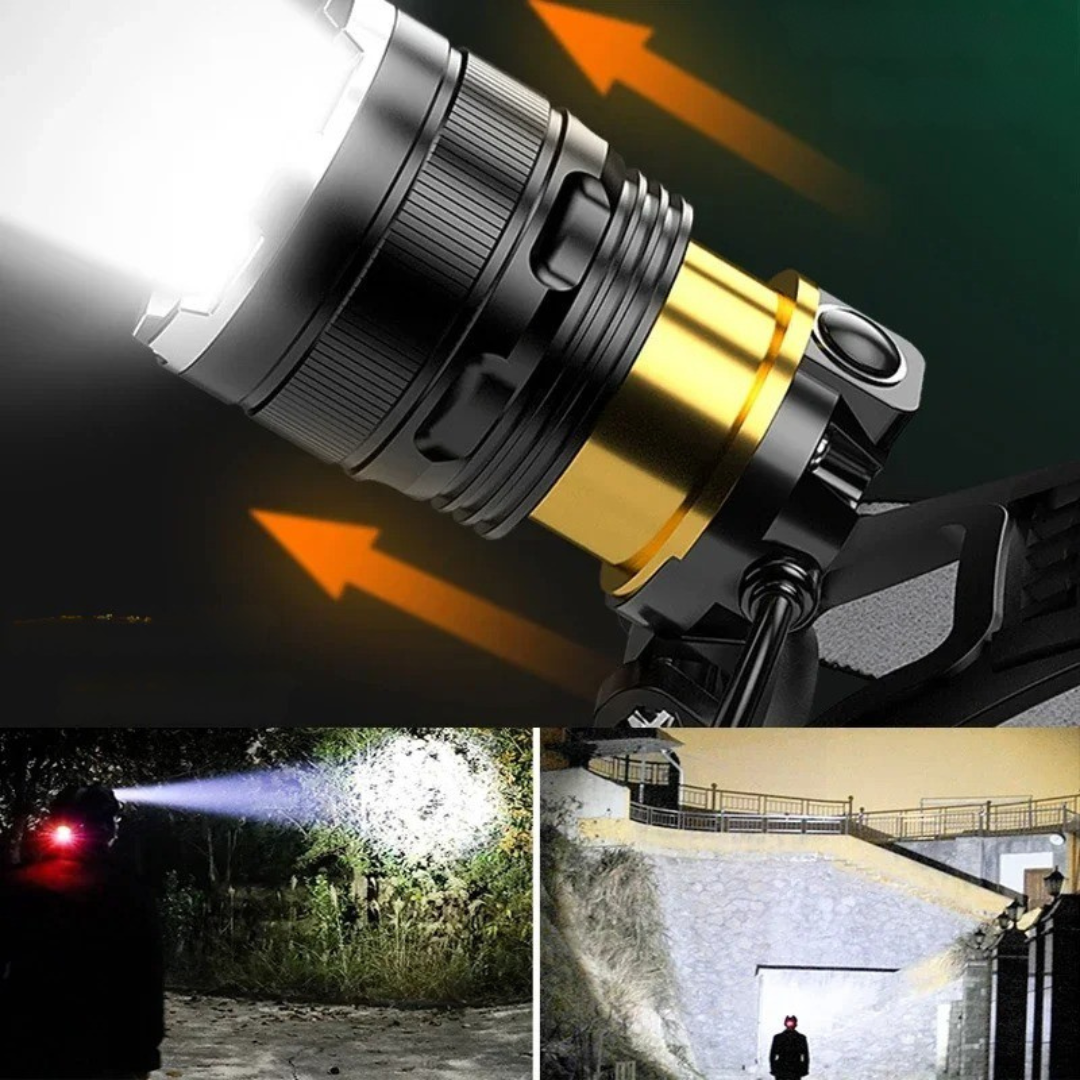 | Lumitrex Aufladbare LED-Stirnlampe