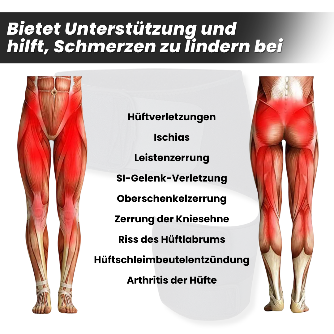 Rebolet | IschiaCare - orthopädische Bandage zur Behebung von Ischiasschmerzen - Einheitsgröße