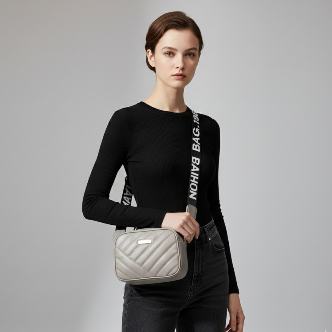 Kleine gesteppte Crossbody-Tasche