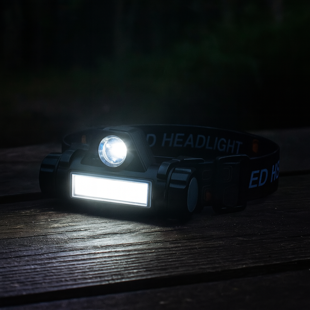 LED Stirnlampe USB aufladbar – MagnetLite