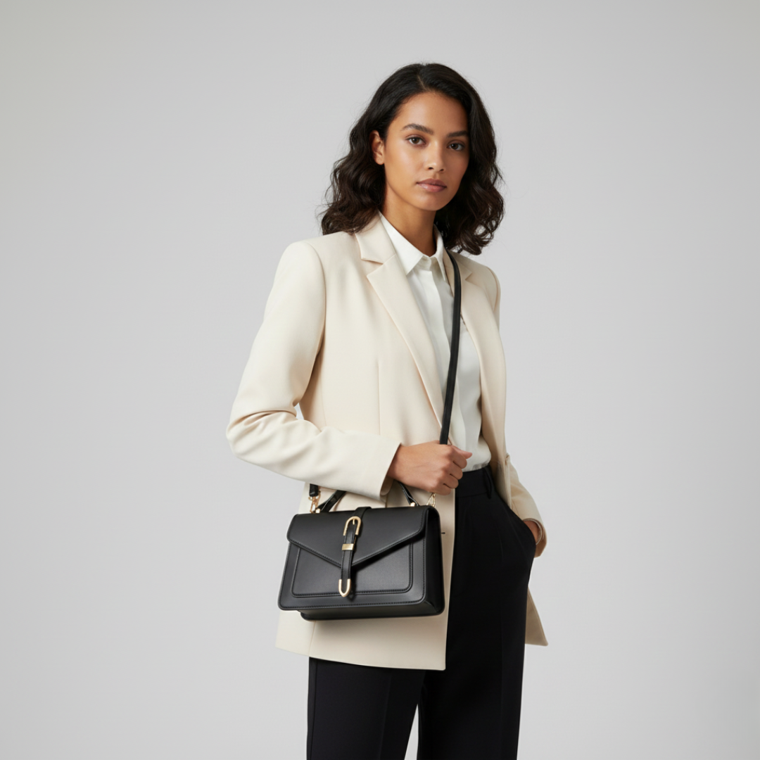 Minimalistische Crossbody-Tasche mit Tragegriff