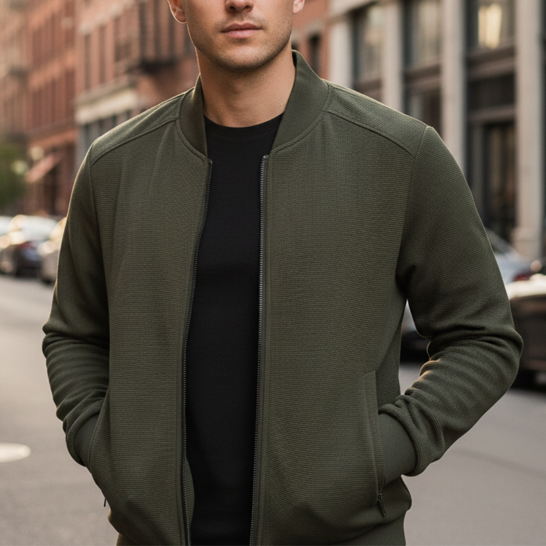 Jacken für Herren mit Reißverschluss & warmem Bomber-Stil – Nordspur UrbanShield
