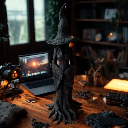 Rebolet | SchattenHexe Statue - Die Schweigende Wächterin