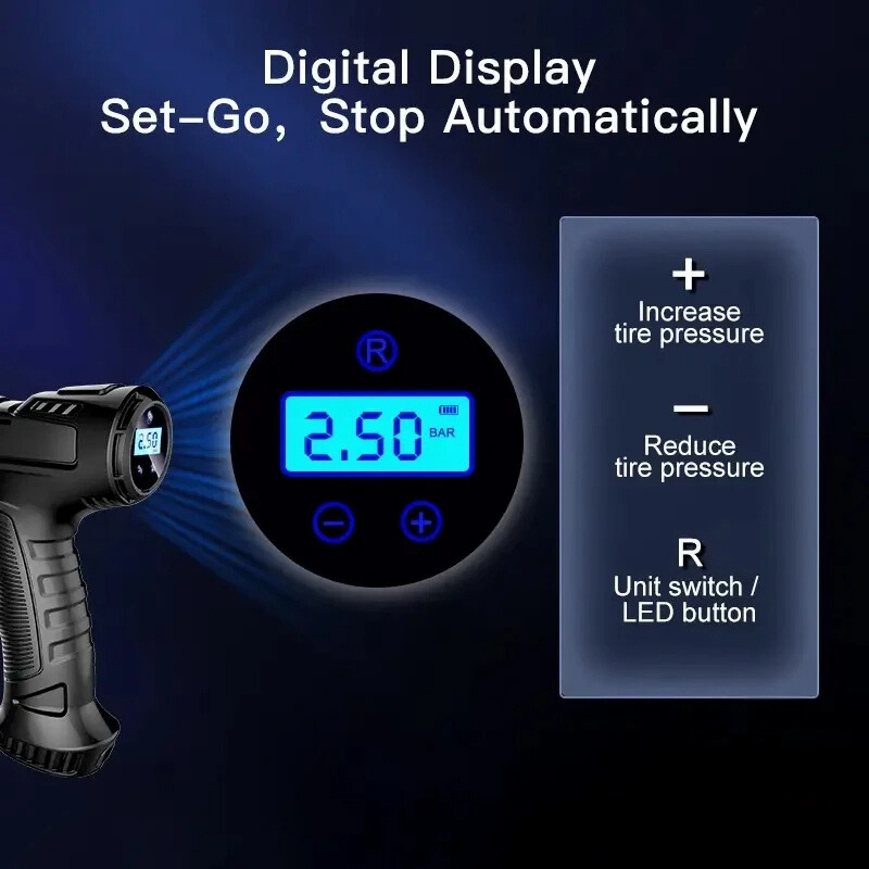 Rebolet | 120W Handheld Auto-Luftkompressor