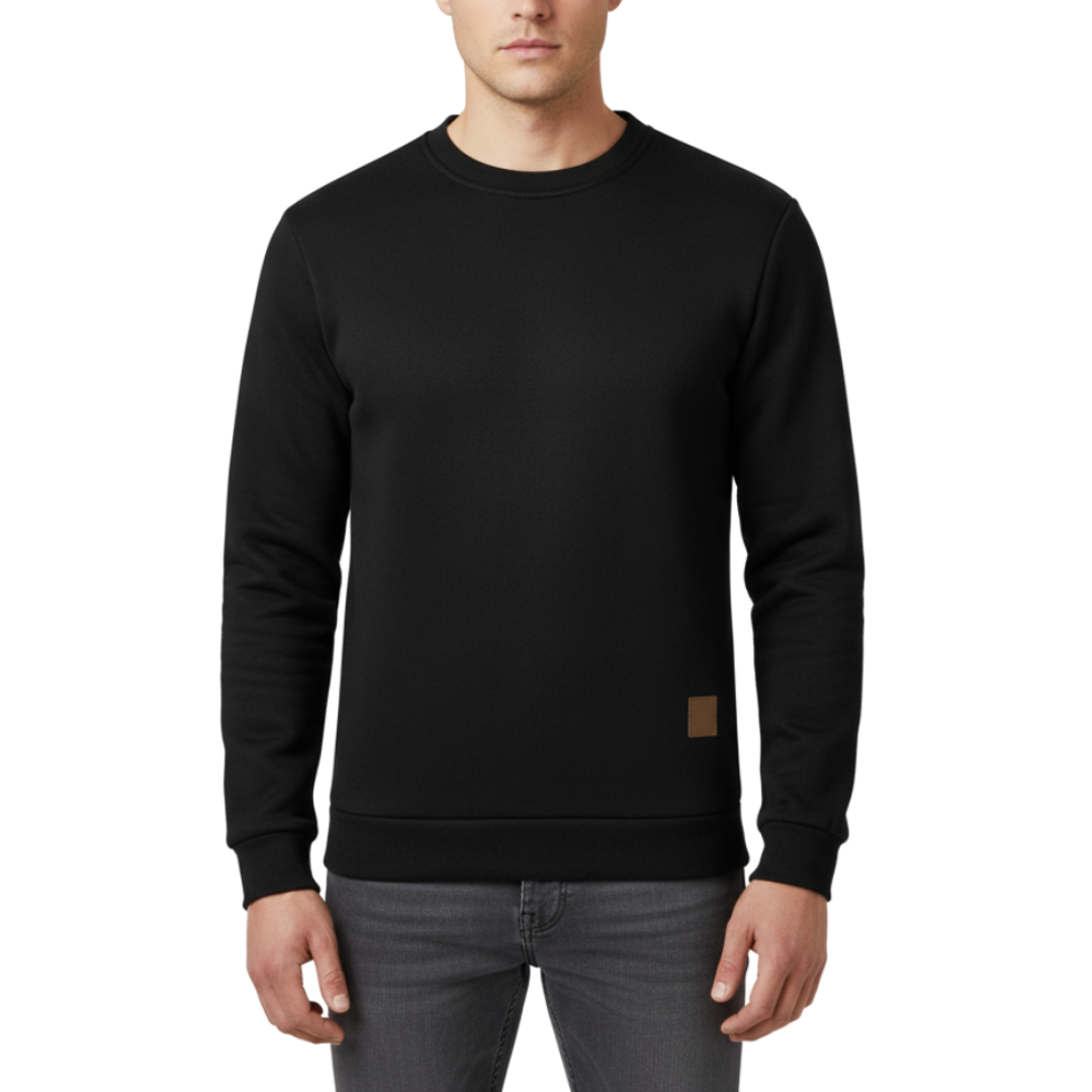 Herren Rundhals-Pullover