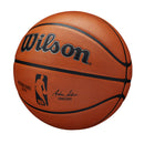 Wilson Basketball NBA AUTHENTIC SERIES, Outdoor, Tackskin Gummi, Größe: 7, Braun