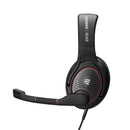 EPOS I Sennheiser Game One Offenes Akustisches Gaming Headset, Kopfhörer mit Kabel, 3,5-mm-Ansch. für PC PS4 PS5 Xbox Series X Xbox One, Switch mit Mikrofon Flexibler Arm mit Stummschaltung