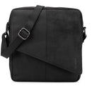 LEABAGS Leder Umhängetasche Herren & Damen I Messenger Bag mit Schultergurt I Schultertasche I Arbeitstasche I Tragetasche I Handtasche I Echtleder Tasche