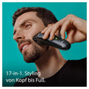 Braun Series 7 All-In-One Bartpflege Bodygroomer Set, 17-in-1 Barttrimmer, Trimmer/Haarschneider Herren, Haarschneidemaschine, wasserdicht, 100 Min. kabellose Laufzeit, Geschenk Mann, MGK7491