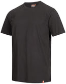 Nitras Motion TEX Light Arbeits-T-Shirt - Kurzarm-Hemd aus 100% Baumwolle - für die Arbeit - Schwarz - M