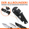 WOLFGANGS KlingenDoktor 5 in 1 - Premium Pocket Klingenschärfer & Survival Tool - Geeignet für die gängigsten Klingenarten sowie Wellenschliff Schärfer - Perfektes Outdoor Zubehör