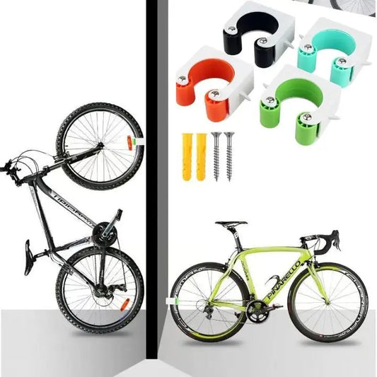 Rebolet | 3 Stücke Wand-Fahrradhalter – Platzsparende Aufbewahrung für alle Bikes