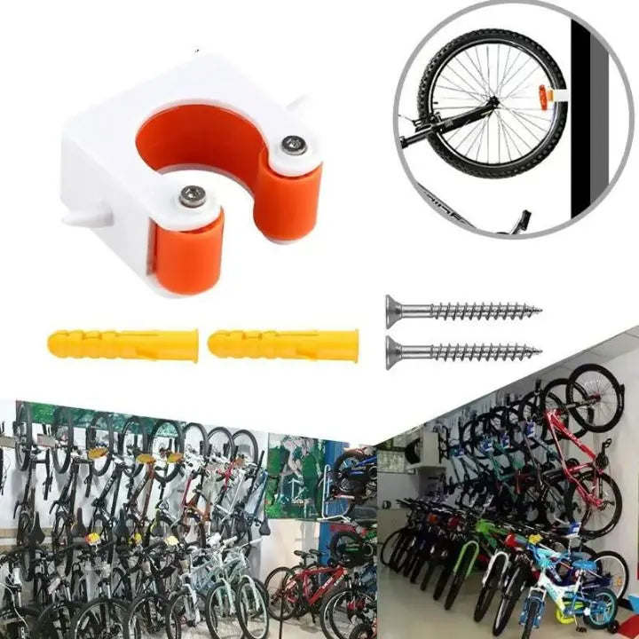 Rebolet | 3 Stücke Wand-Fahrradhalter – Platzsparende Aufbewahrung für alle Bikes