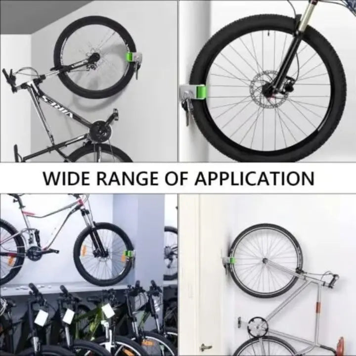Rebolet | 3 Stücke Wand-Fahrradhalter – Platzsparende Aufbewahrung für alle Bikes