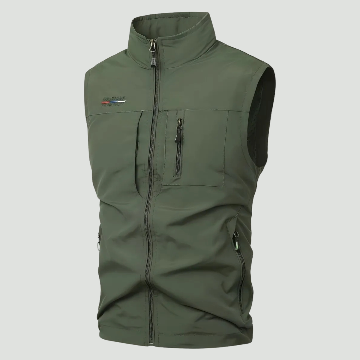Leichte Multitaschen-Outdoor-Weste – schnelltrocknend, aktiv