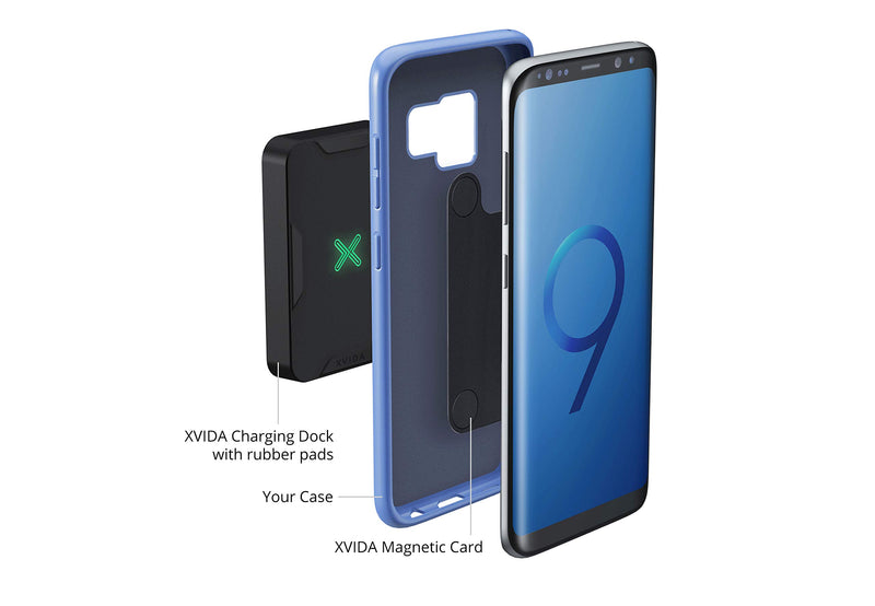 XVIDA W2-CASE i11PROMAX Schutzhülle für iPhone 11 Pro Max, magnetisch, dünn, Schwarz