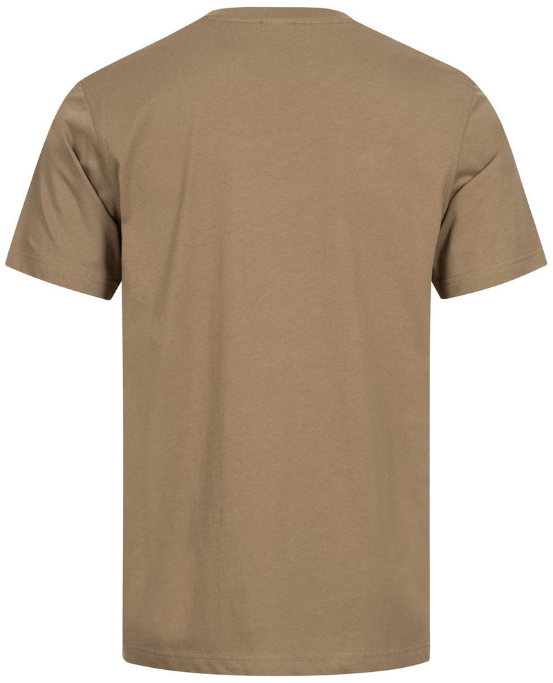 Nitras Motion TEX Light Arbeits-T-Shirt - Kurzarm-Hemd aus 100% Baumwolle - für die Arbeit - Beige - 5XL