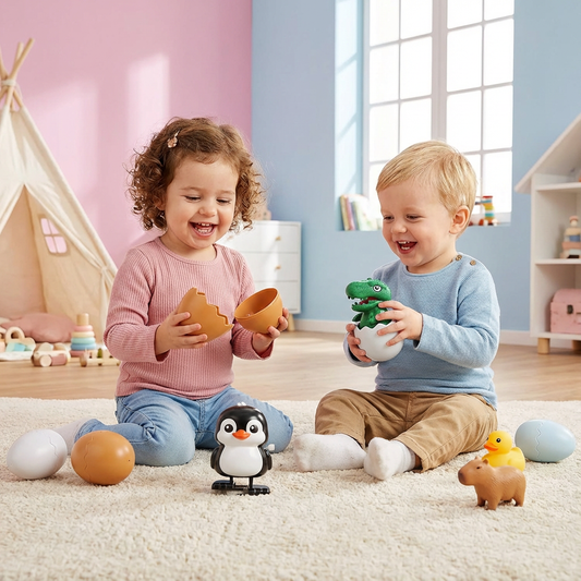 Rebolet | Überraschungs Ei Schlüpf Tierchen Spielzeug