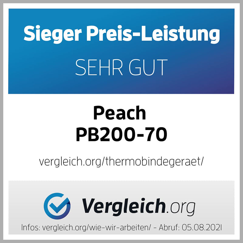 Peach Thermobindegerät - das einfachste und schnellste Bindesystem, bis 300 Blatt