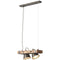 BRILLIANT Lampe, Decca Pendelleuchte 2flg schwarz stahl, 2x A60, E27, 10W, Holz aus nachhaltiger Waldwirtschaft (FSC)