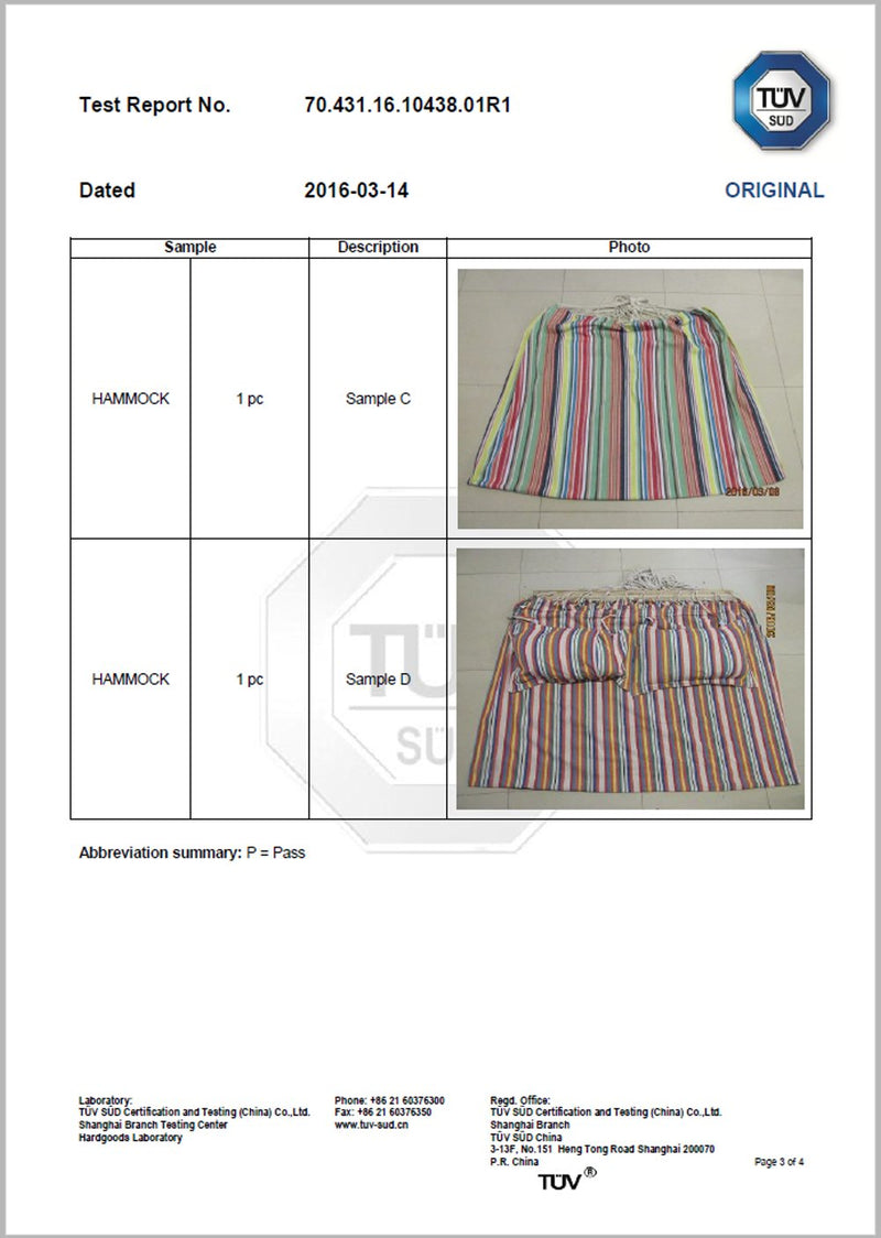 Kronenburg Mehrpersonenhängematte 210 x 150 cm, Belastbarkeit bis 300 kg – Indoor & Outdoor Hängematte Bunt - Farb- und Modellwahl