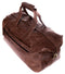 LEABAGS Santa Cruz l Reisetasche l Weekender l Reise Handgepäck l Bordgepäck l Kabinengröße l Cabin Size aus echtem Büffelleder l Vintage Look l Muskat l 40x25x35 cm