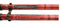 Kronenburg Nordic Walking Teleskop Stöcke 70 cm - 138cm - Rot - Farbwahl