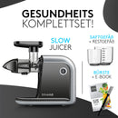 Divaro [DAS ORIGINAL] - Slow Juicer - Entsafter Gemüse und Obst - [150 W] Vitaminschonender Obstentsafter mit Umkehr Funktion Inkl. Reinigungsbürste - BPA Frei