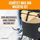 Forrider Fahrradtasche Wasserdicht für Gepäckträger [22L Volumen] mit Schultergurt | Gepäckträgertasche | Einzel | Fahrrad Tasche Packtasche hält an jedem Gepäckträger