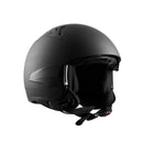 Westt Rover l Jethelm Motorradhelm Helm l 3 austauschbare Seitenteile l Sonnenblende Retro Stil l Matt Schwarz l ECE Zertifiziert l Größe M