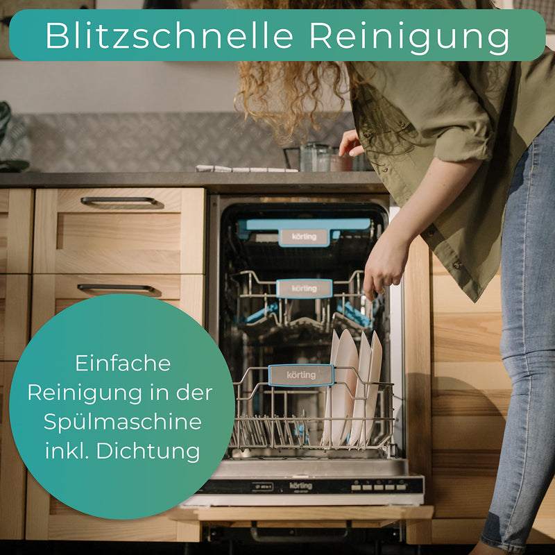 Elwin Neiles ☀️ Edelstahl Brotdose | 800ml Brotdose Kinder & Erwachsene | Nachhaltige Lunch Box Silber | Brotdose inkl. Trennwand | Frischhaltedose mit Deckel | Brotdose Edelstahl